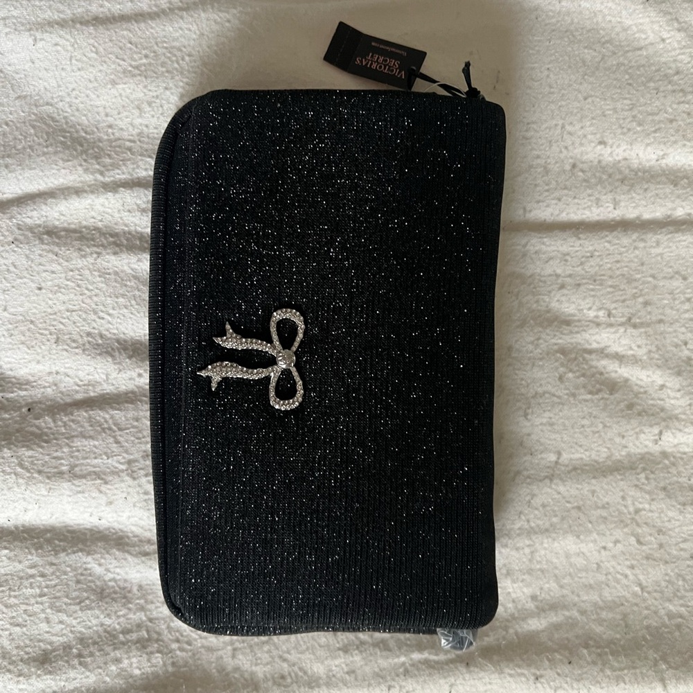 Victoria's Secret Sparkling Black Pouch